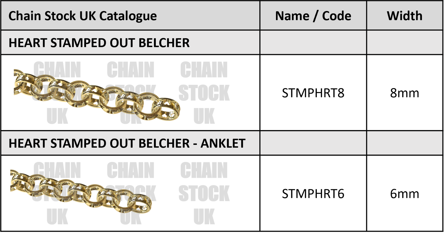 Stamped Heart Belcher